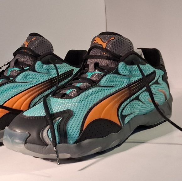 PUMA Men’s Running/Training Shoes – Teal/Orange – New
